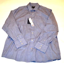 Cutter & Buck LS Dress Shirt Blue XXL / TTG NWT Beautiful Shirt