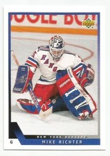 MIKE RICHTER 1993-94 UPPER DECK CARD NEAR MINT+ CONDITION