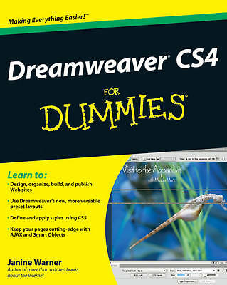 Dreamweaver CS4 for Dummies (For Dummies (Compute... by Warner, Janine Paperback
