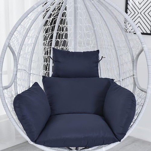 Egg Shaped Hanging Seat Cushion Soft Comfortable with Headrest for