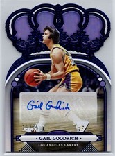 Gail Goodrich 2022-23 Crown Royale Crown Autographs Blue! 19/75!
