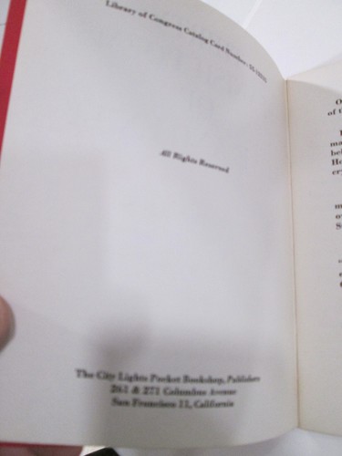 Kenneth Rexroth THIRTY SPANISH POEMS OF LOVE & EXILE 1st Edition Pocket Poets 2 - Picture 5 of 5