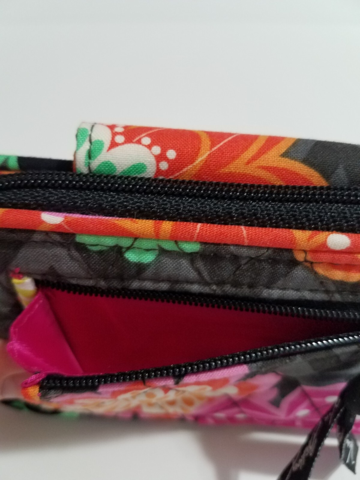 Vera Bradley Small ZipAround Wallet Quilted Floral Gem