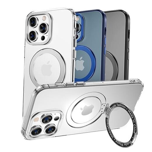 for iPhone 15 Pro Max Case [Compatible with Magsafe] [with Magnetic Clear
