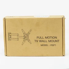 Full Motion TV Wall Mount Swivel Articulating Max VESA 200x200 PISF1 Open Box