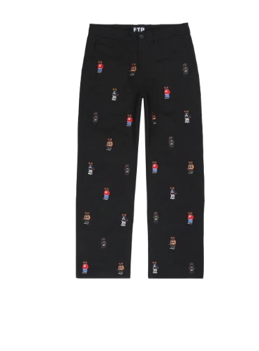 FuckThePopulation FTP Bear Chino Pant (Black) Size 32 In Hand Ready to Ship RL