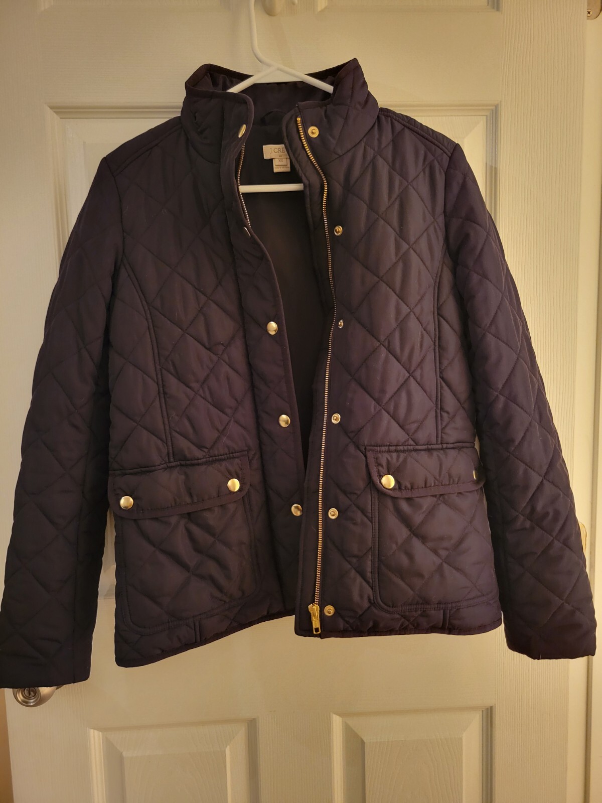 J Crew Quilted Black XS Jacket
