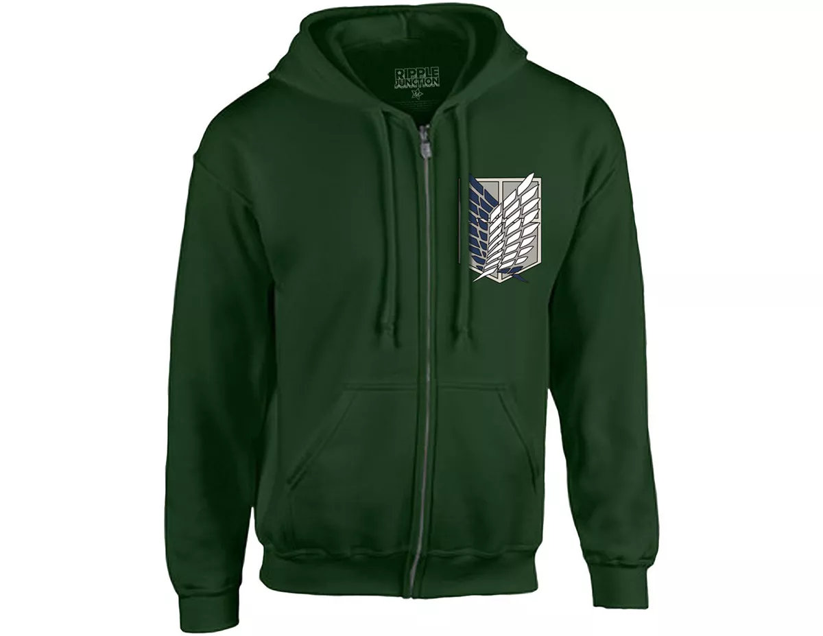 Attack On Titan Survey Corps Logo Anime Adult Hoodie eBay