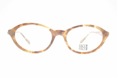 Face a Face Topaz 562 Brown Oval Eyeglasses Frames Eyeglasses New