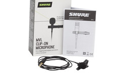 Very Clean Shure MOTIV MVL Clip-On Lavalier Microphone with Box 46959