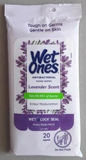 Wet Ones Wipes Hand Wipe Travel Pack 20 Count Lavender Scent