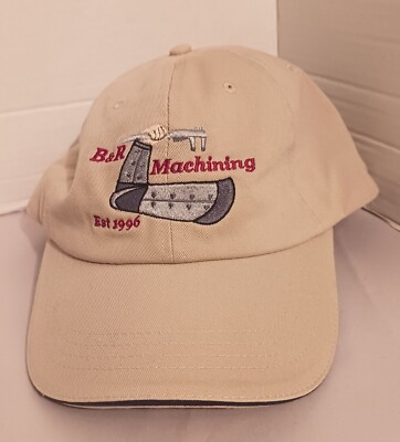 B and R Machining Est 1996 Hat Cap Adustable Made in USA