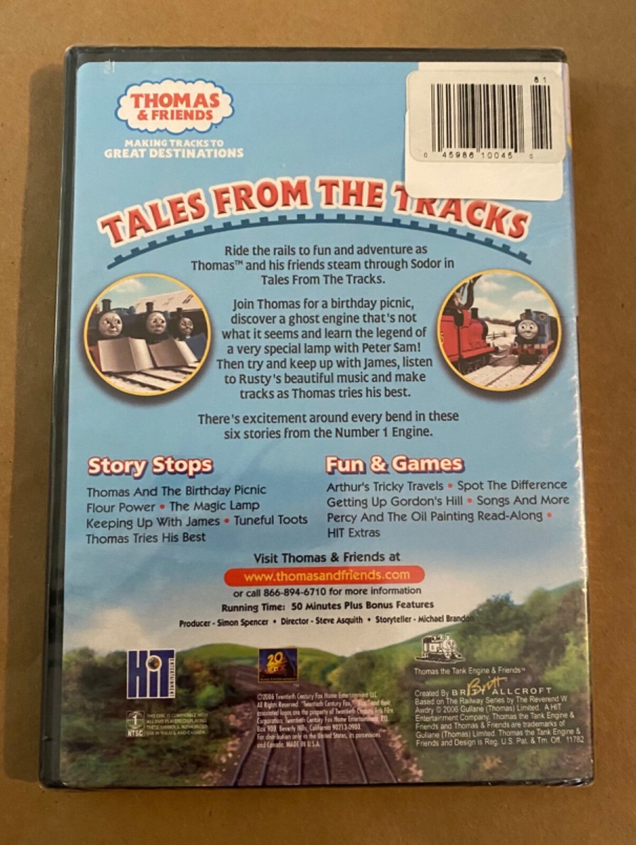 Thomas & Friends Tales From The Tracks DVD New Sealed Rare Collectible Show Thomas & Friends Tales From The Tracks DVD New Sealed Rare Collectible Show