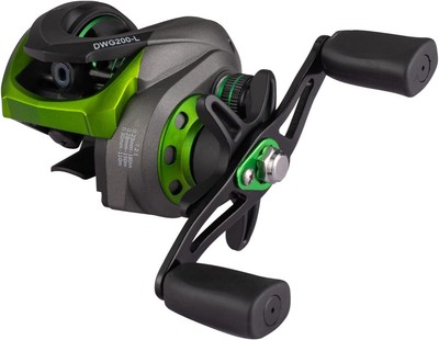 Diwa Baitcasting Reel - New Streamline and Kinetic Design Baitcaster Black 