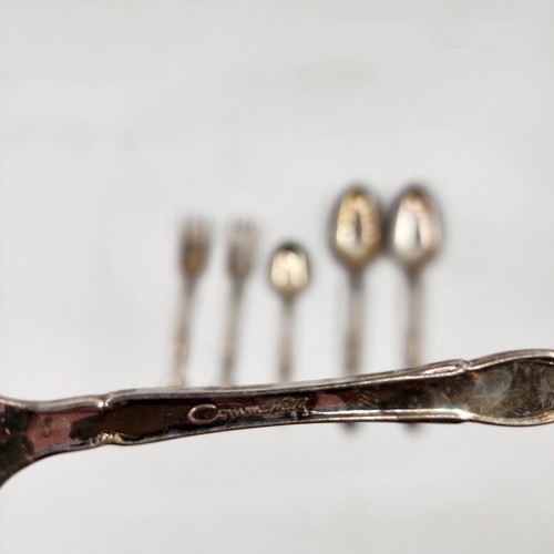 ONEIDA COMMUNITY AFFECTION SILVERPLATE FORK Spoon Lot Set Of 6 Vintage - Picture 6 of 12