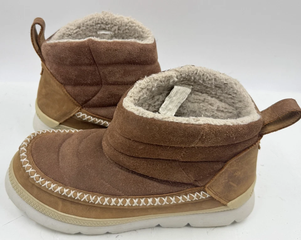 Botas para mujer Manitobah Mukluks talla 6,5 marrón gamuza botas acolchadas aisladas del Pacífico Foto 2 de 4
