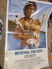 Affiche de film ancienne 1981 BEYOND THE REEF UNE FEUILLE