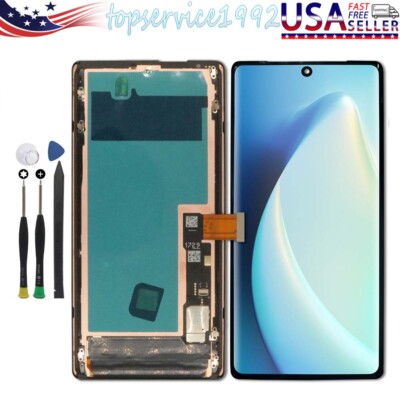 OLED For Google Pixel 6 Pro LCD Touch Screen Assembly Digitizer With Bezel