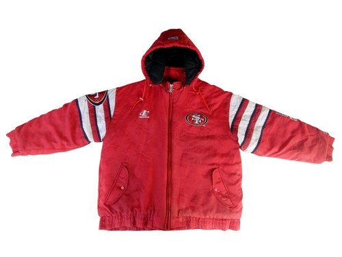 1990's San Francisco 49ers NFL Pro Line Vintage Logo Athletic Football Jacket XL - Bild 2 von 17