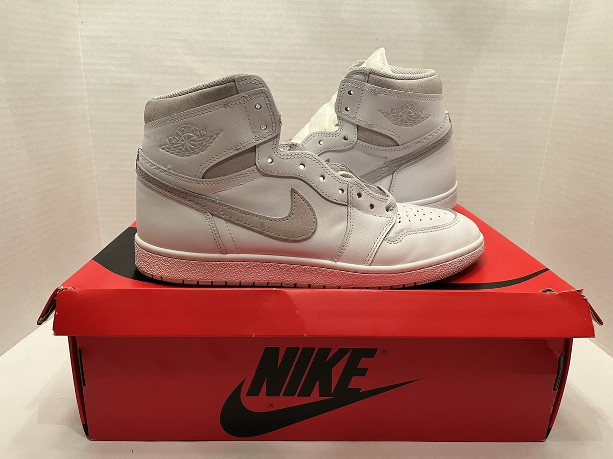 シューズ(男性用) NIKE AIR JORDAN 1 HIGH 85 \"NEUTRAL GREY\" 2021 Nike Air Jordan 1 I High Retro OG 85 White Neutral Grey
