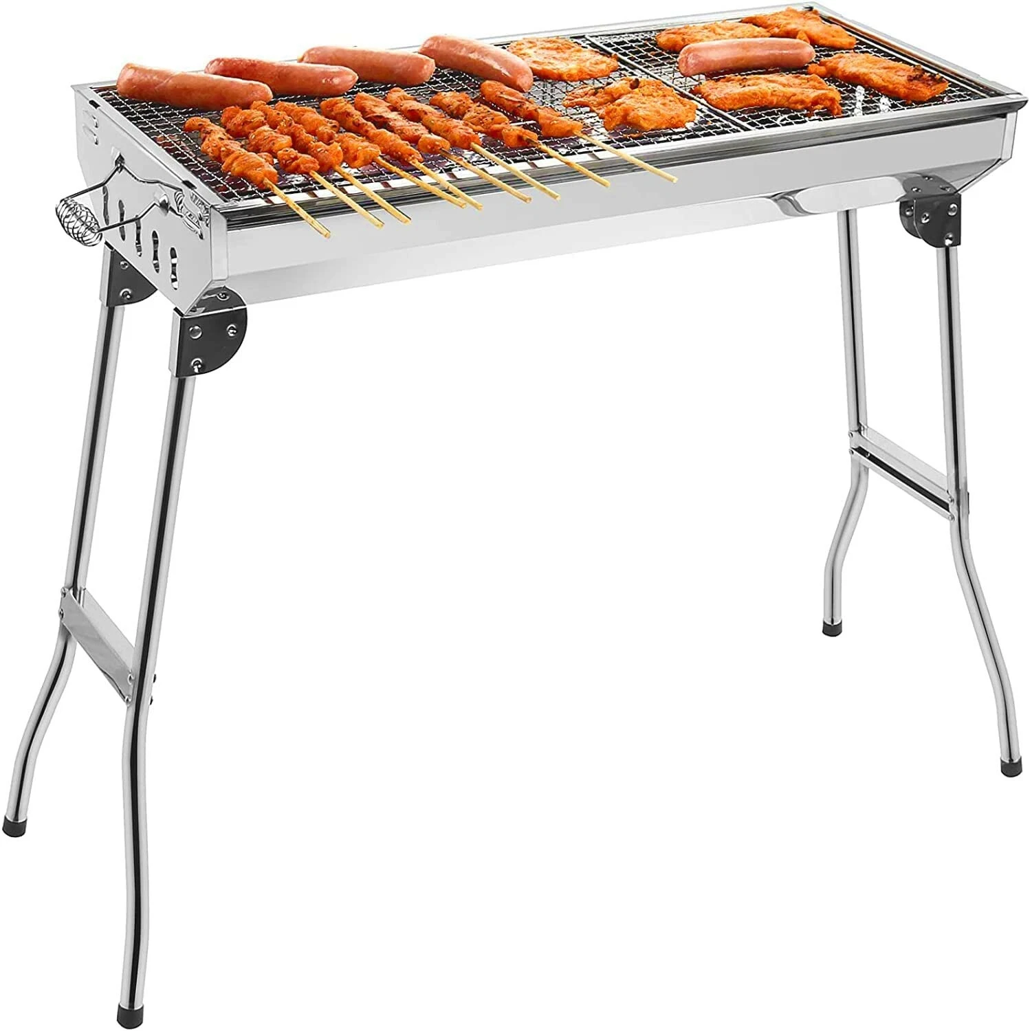 Foldable / Portable Stainless Steel BBQ Grill