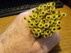 Taxidermy Glass Eyes 8mm Red and Yellow 5pr each — photo 2