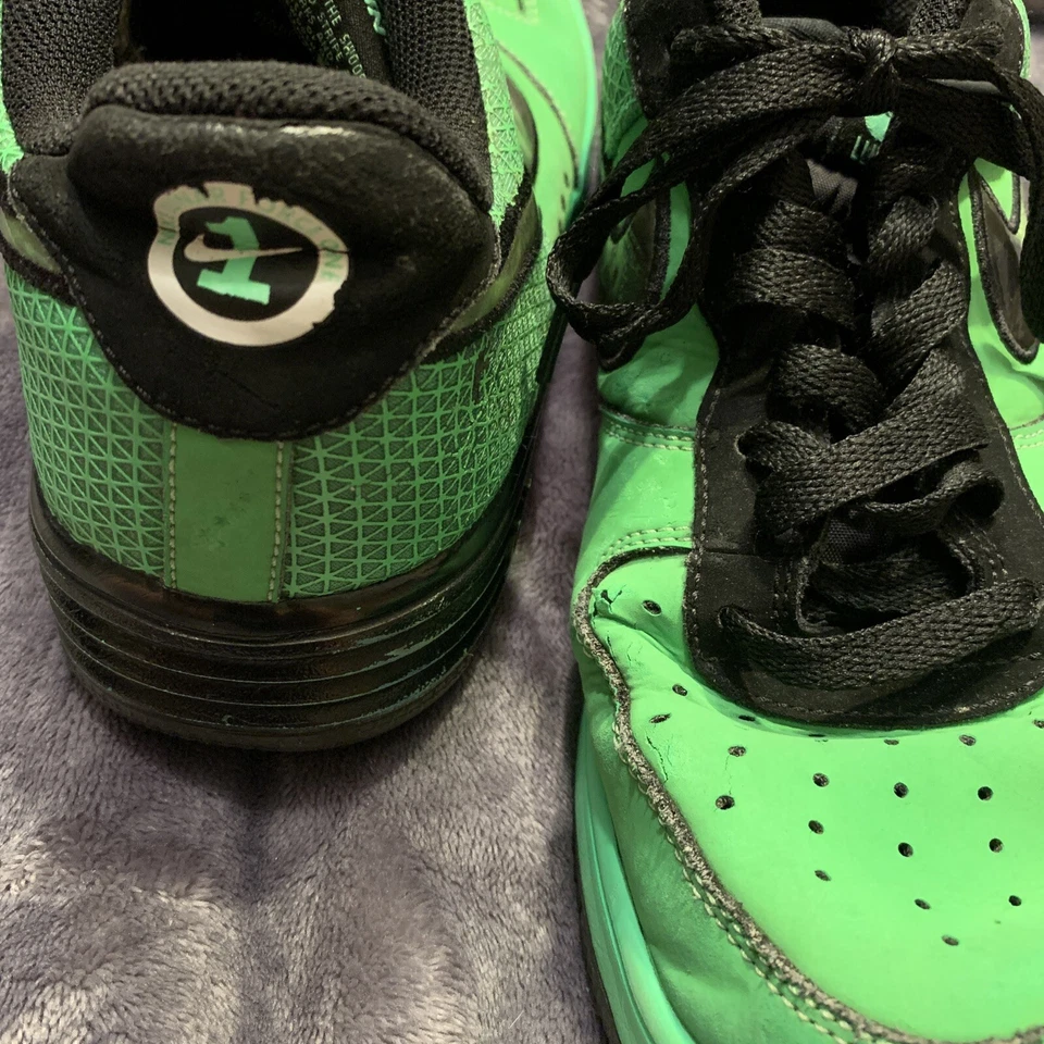 lunar air force 1 talla 8,5 para hombre, verde sobrehumano, usado, usado Foto 3 de 4