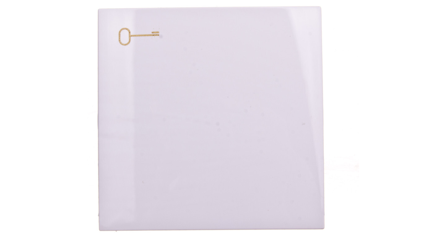 Simon 54 Single key with key symbol for switches/buttons white DKWK1/11 /T2UK
