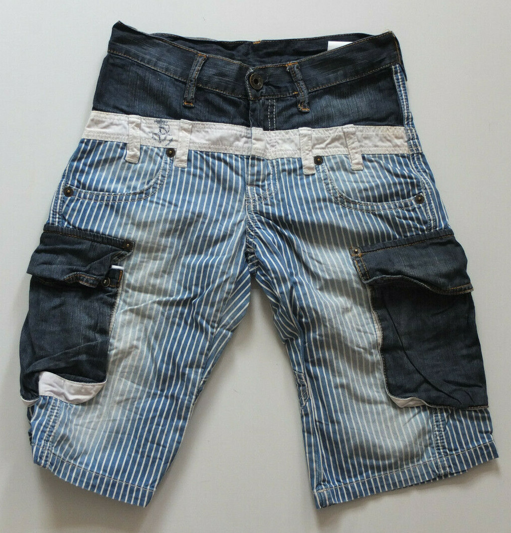 Replay & Sons Cool Cargo Bermuda Size 128 8 Years Top Blue