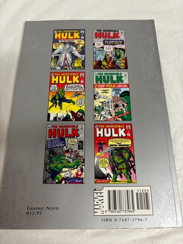 Marvel Masterworks The Incredible Hulk Nos. 1-6 Vol 1 Stan Lee & Jack Kirby - Picture 3 of 5