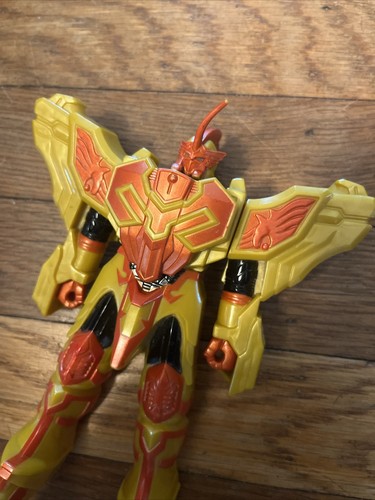 Bandai 2005 Power Rangers Mystic Force Saint Kaiser Unicorn Megazord Figure Gold - Picture 3 of 6