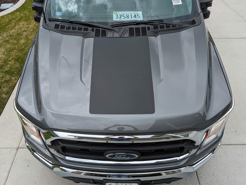 2021-2025 Ford F-150 Hood Stripe Decal Vinyl Stickers High Quality Graphics F150 - Picture 5 of 6