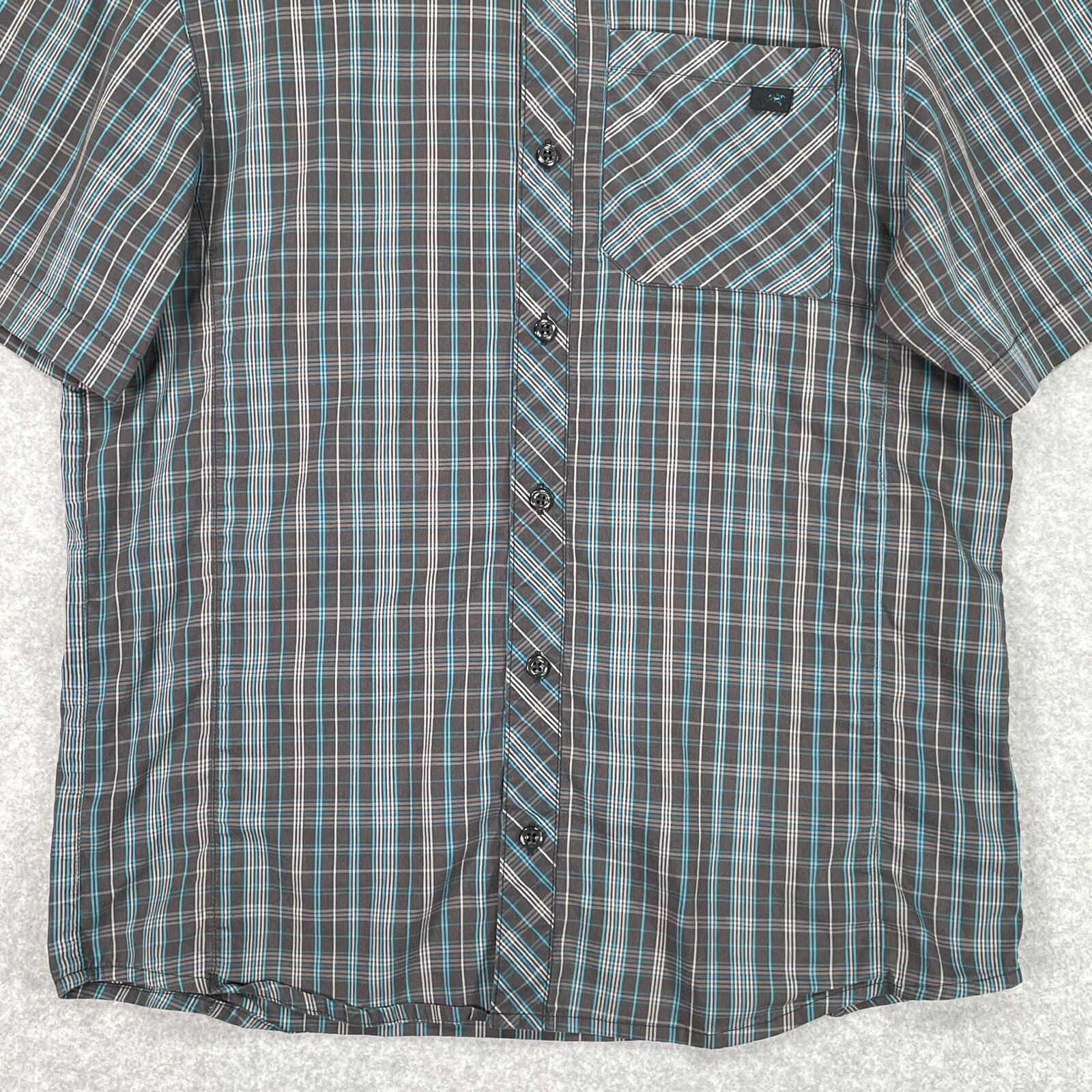 ARC'TERYX Camicia Arcteryx da uomo grigia S leggera manica corta esterna con tasca abbottonata