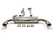 TA Technix Duplex Edelstahl Anlage 1x100mm Links+Rechts für Volvo S60 T6 AWD F