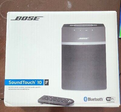 Decrement mandskab lejlighed Bose SoundTouch 10 Wireless Music System Model 416776 - Black for sale  online | eBay