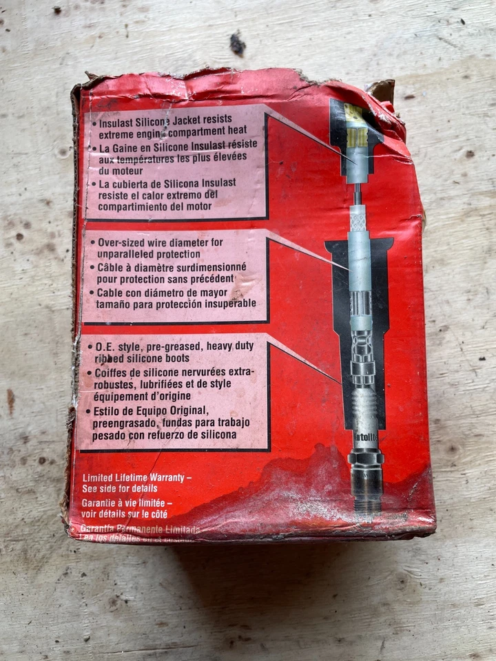 Набор проводов свечей зажигания VIN Z FI Autolite 86184 провода - Изображение 2 из 3