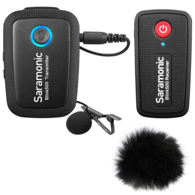 Saramonic Blink500-B1 Mikrofon-System + Windschutz