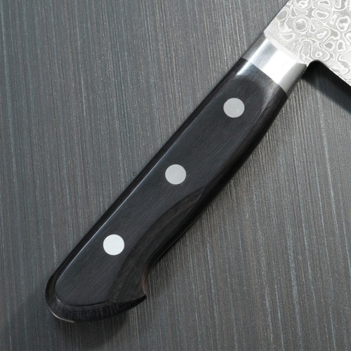Japanese Sakai Takayuki 45 Layer Mirror Damascus Nakiri Knife 160mm Japan - Picture 10 of 10