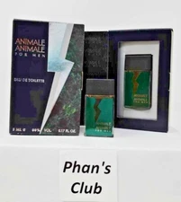 Parlux Animale Animale (2 X 0.17 fl. oz.) EDT Splash for Men (Minor Damage Box)