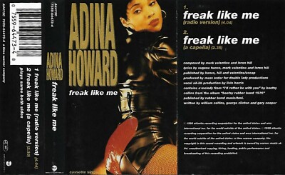 Adina Howard ‎Freak Like Me cassette single Hip Hop RnB/Swing | eBay