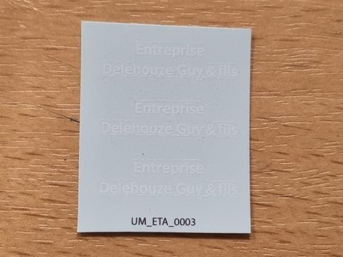 Décalques étoiles Fantasy Printshop – Blanc, Tailles 2 à 6 Mm – FP 500 – Neuf