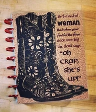 Cowboy Boots Quote Cover Set for use with the Classic Happy Planner-