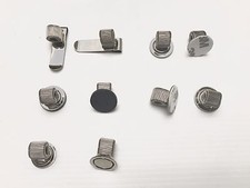 Pen Holder Metal SINGLE - CLIP- ADHESIVE 3M - ROTATING - MAGNETIC ---- 5 STYLES 