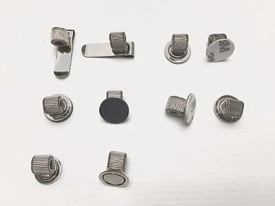 Pen Holder Metal SINGLE - CLIP- ADHESIVE 3M - ROTATING - MAGNETIC ---- 5 STYLES