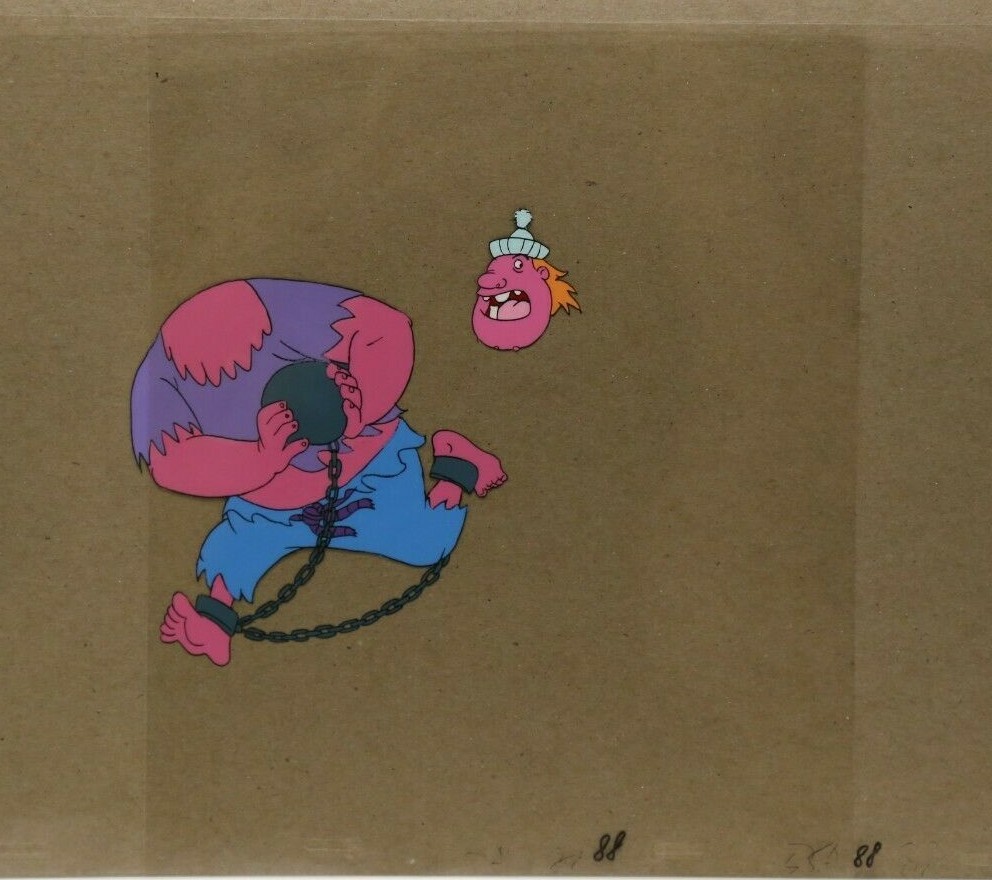 Back To The Future Original Production Drawing And Cel 96-48 Used Cond.