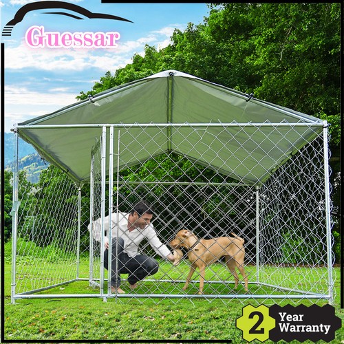 UK New Pet Playpen Dog Cat Pen Puppy Rabbit 2mx2m Outdoor Enclosure Dog