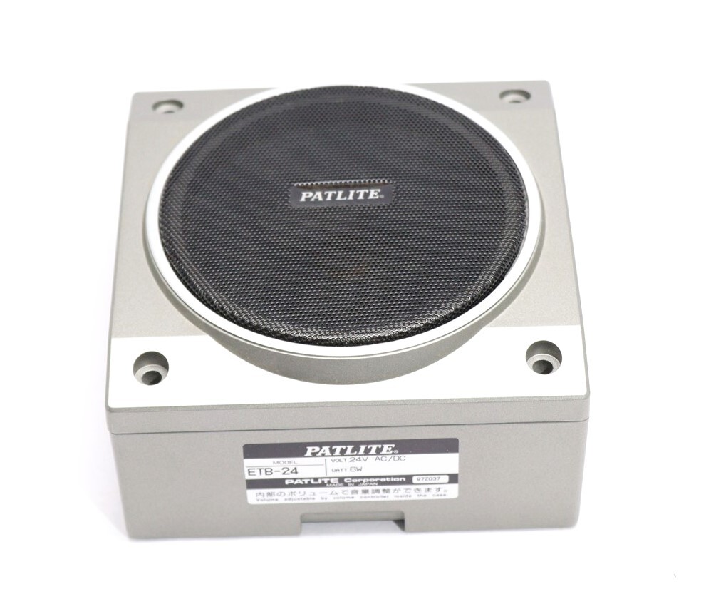 PATLITE ETB-24 スピーカー 24V ACDC PATLITE 24V SPEAKER ETB-24 (NEW OPEN BOX) | eBay