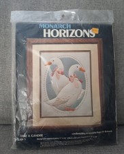 Vintage 1984 Monarch Horizons Candlewicking Embroidery Kit CR75 Take A Gander