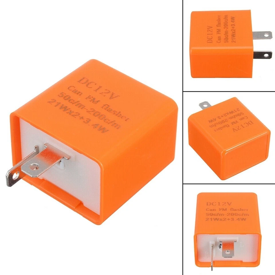 Relais Centrale 12v Reglable Clignotant réglable LED Scooter Moto Quad - Photo 4/4