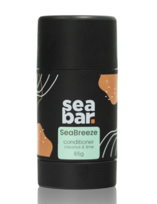 Seabar Solid Conditioner with Refillable Bar Holder 65 g Coconut & Lime